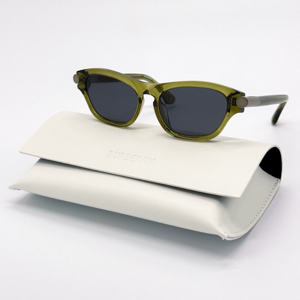 NEW BURBERRY SUNGLASSES GREEN UNISEX BE4430U 4118/87 BURBERRY BE4430U 411887
